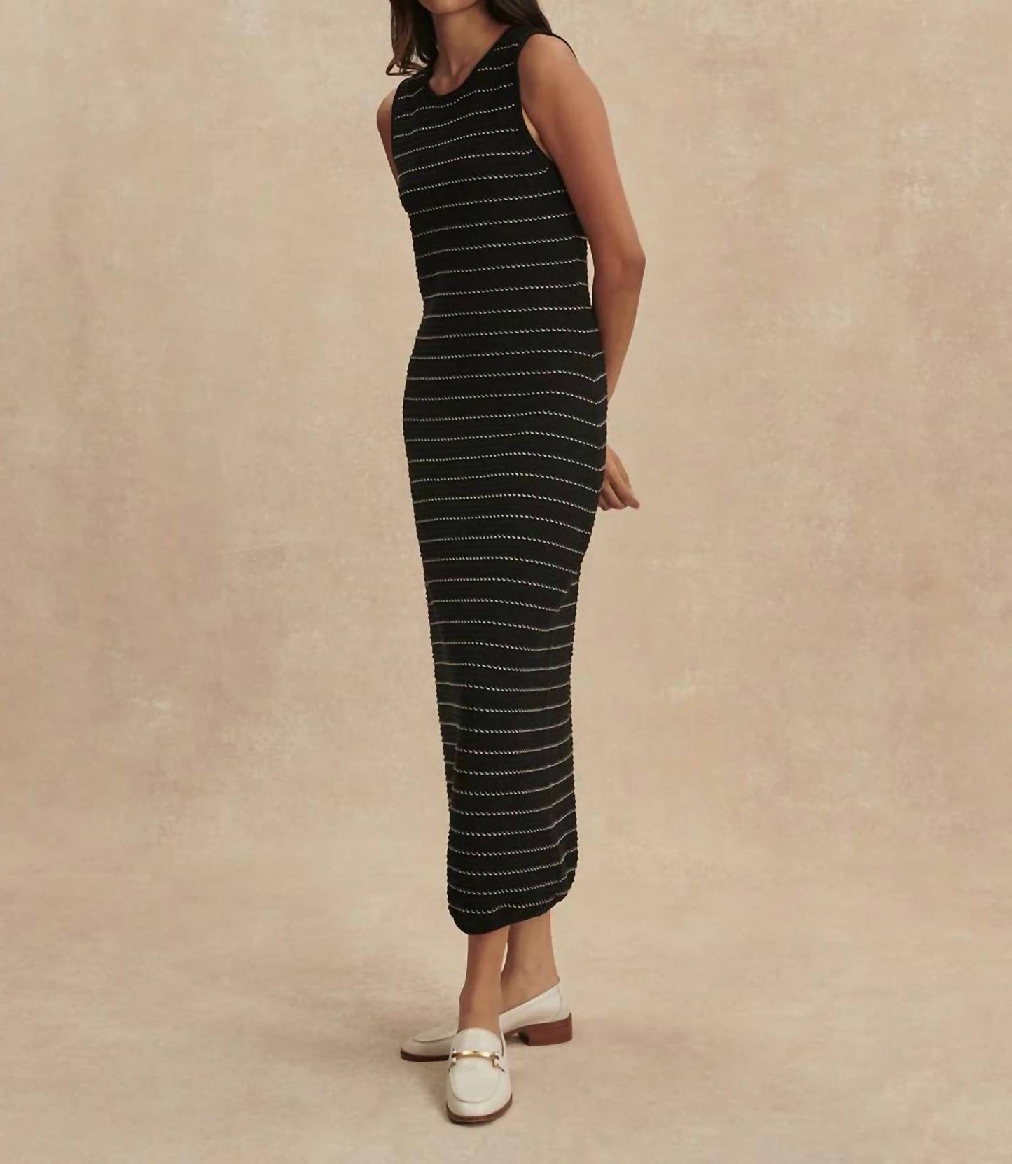 Varley - Beesley Stitch Knit Midi Dress