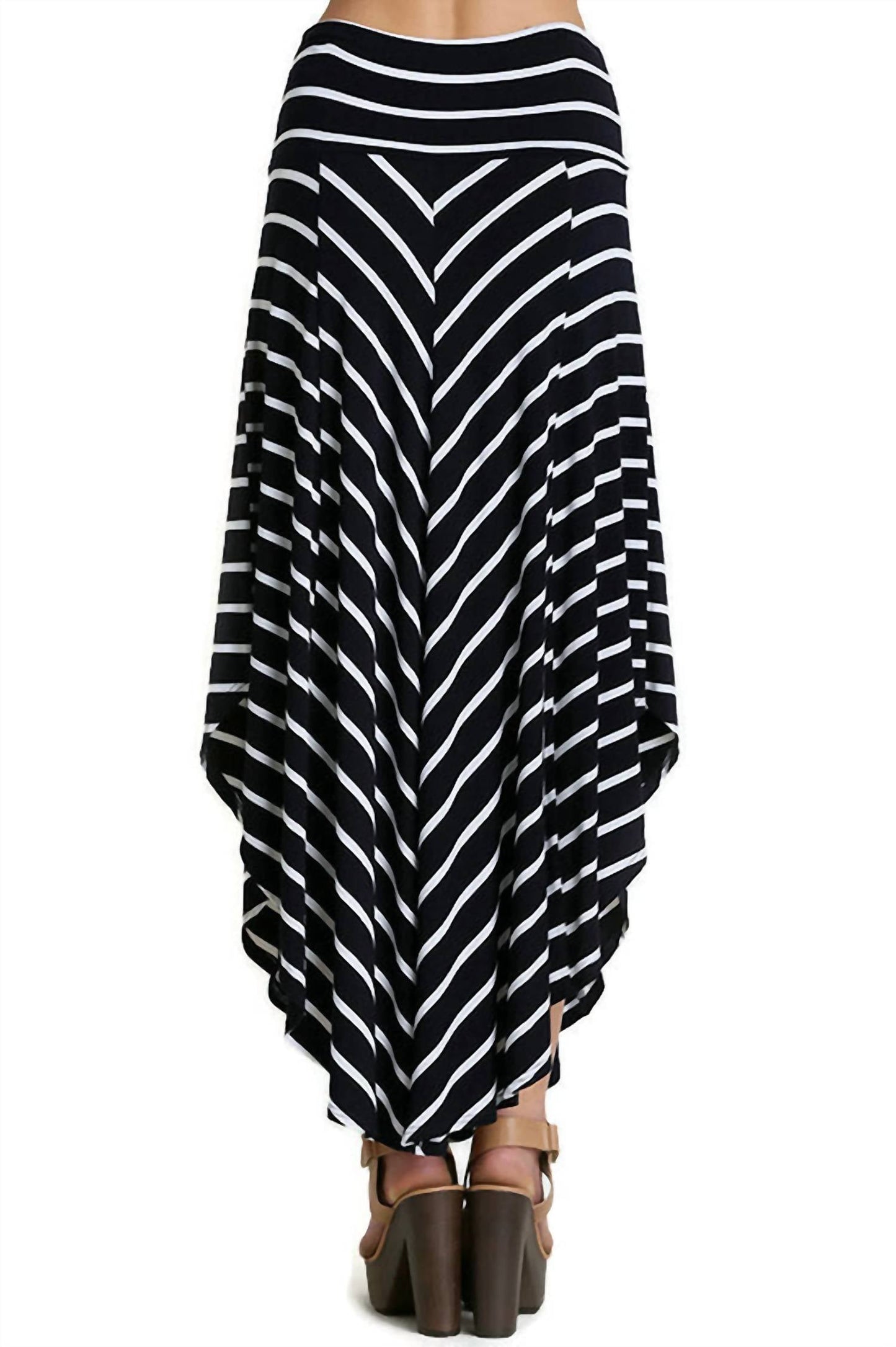 Umgee - Bohemian Striped Midi Skirt
