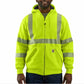 Carhartt - Men's High Visibility Rain Defender Thermal Zip Hoodie
