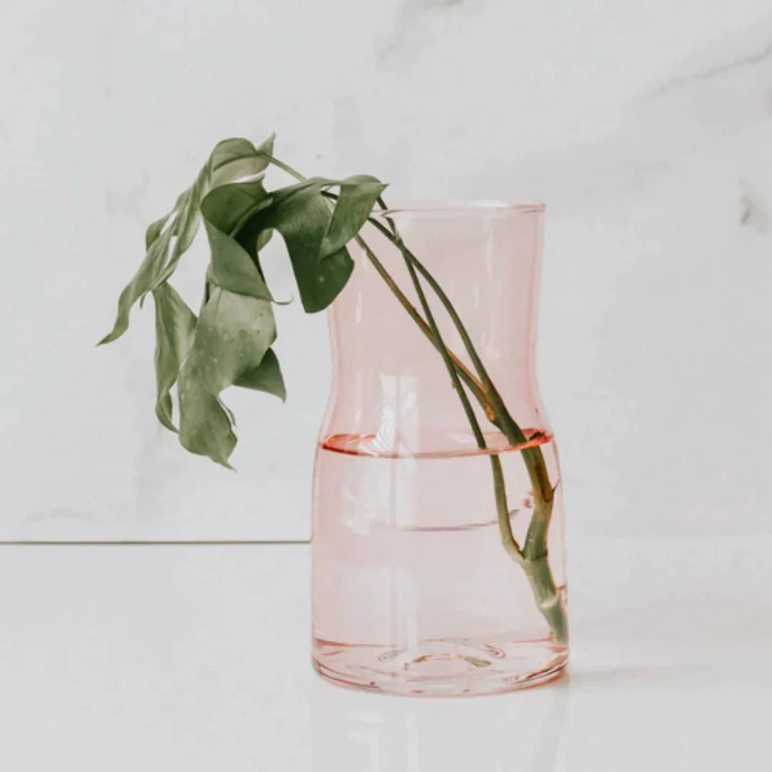 Vaso de Propagação de Vidro - Rosa