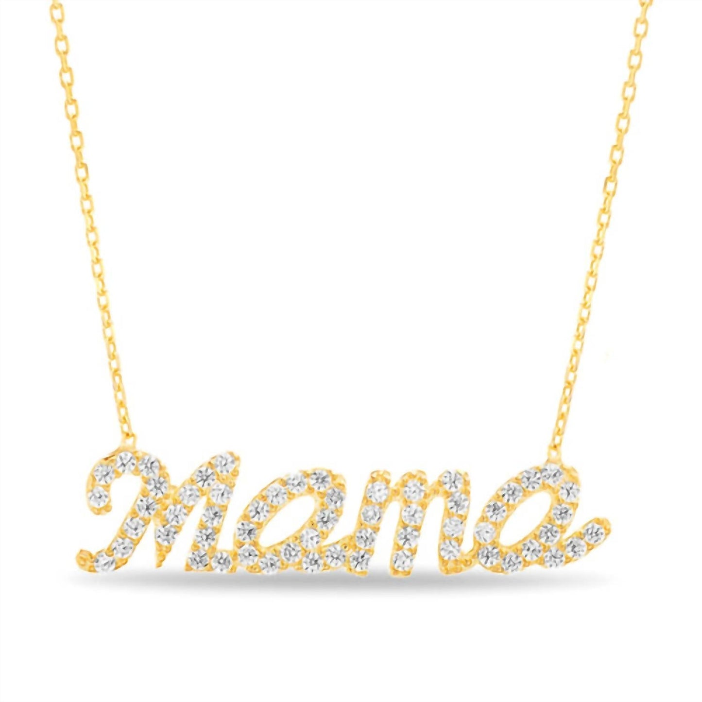 Allyanna Gifts - Women's Cubic Zirconia "mama" Necklace