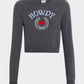 Cinq A Sept - Cropped Graphic Howdy Sweater