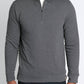 Jachs New York - Recycled Jacquard Sherpa Lined Quarter Zip Pullover Sweatshirt