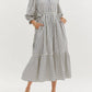Entro - Striped Midi Dress