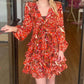 Tcec - Tilly V-neck Mini Dress