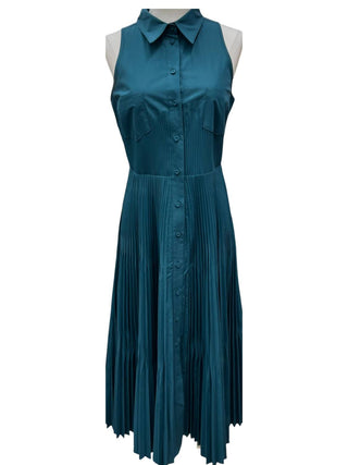 Beatrice .B - Women's Pleated Cotton Poplin Dress