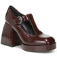 Sam Edelman Kay Mary Jane Pump Feminino Vermelho Tamanho 9 M