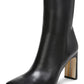 Sam Edelman Anika Bootie Feminina Preta Tamanho 5 M
