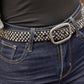 Amsterdam Heritage - Women's Britta Buckle Studded Leather Belt