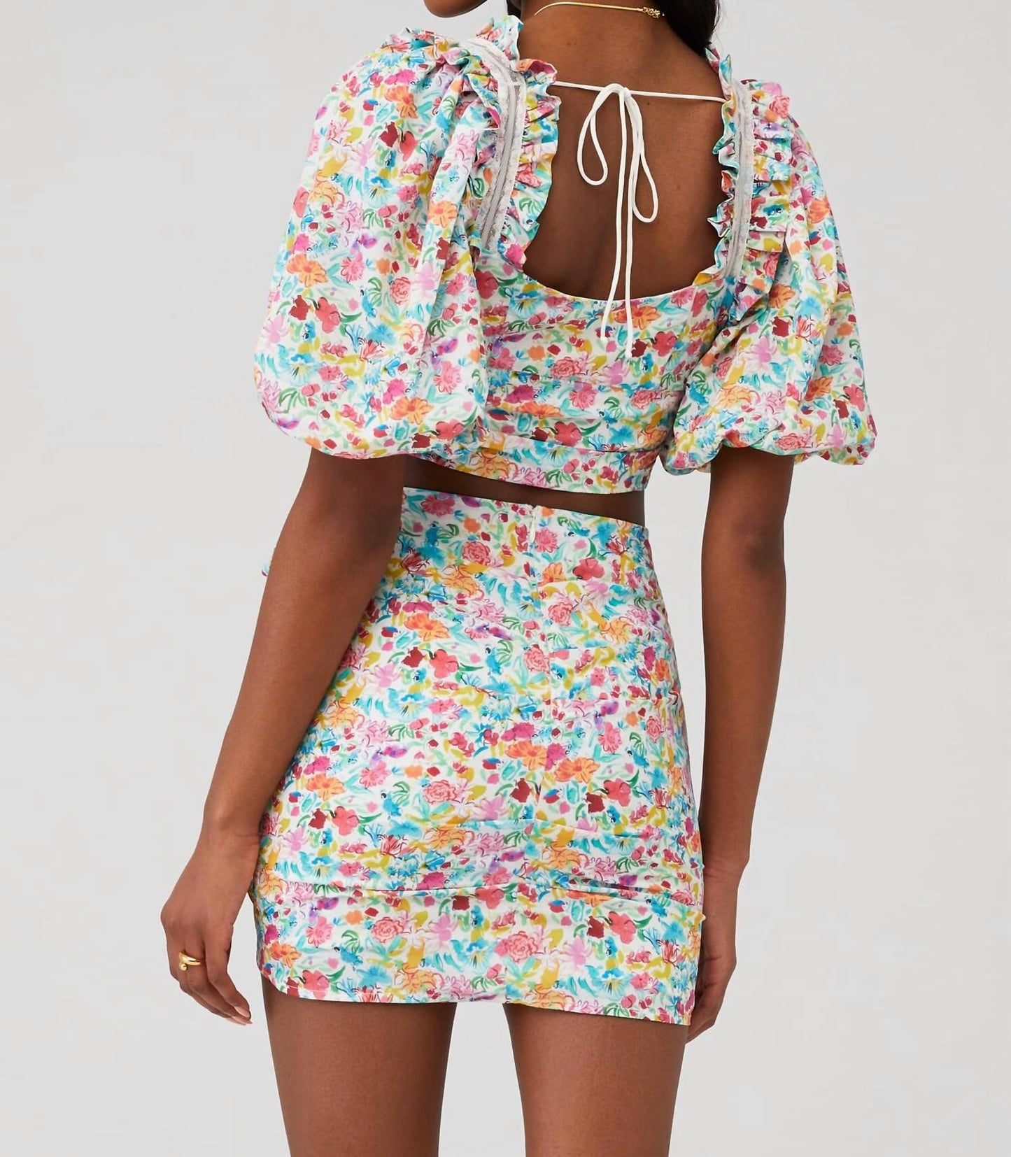 For Love & Lemons - Claude Puff Sleeves Top