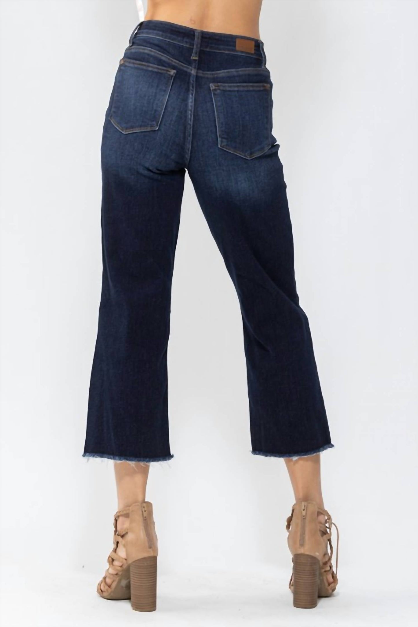 Judy Blue - High Waist Cropped Wide Leg