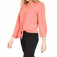 1.State - Tie Front Blouse