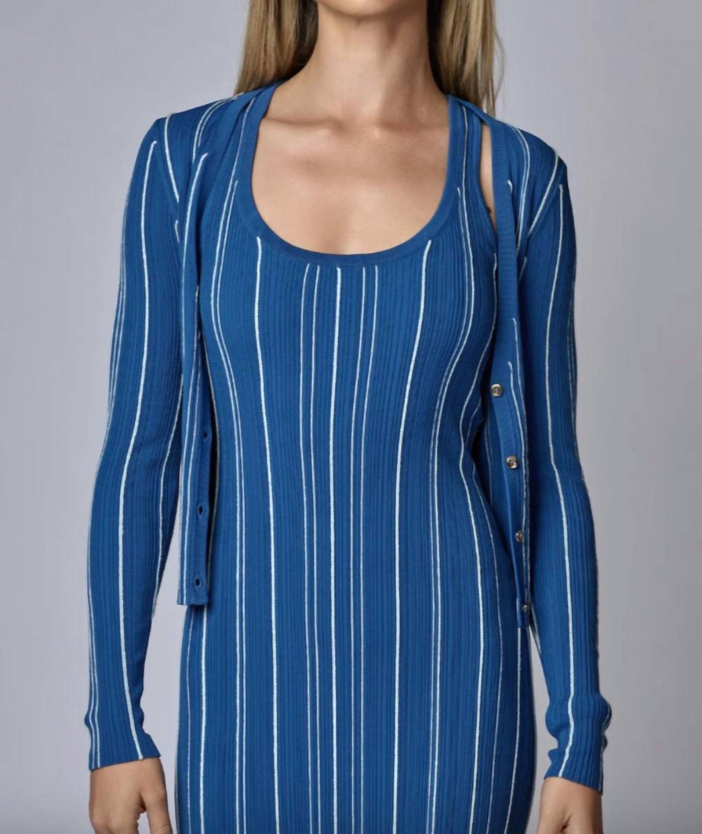 Hevron - Pearl Long Sleeve Cardigan