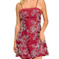 Baby Pink - Embroidered Flowers Mini Dress