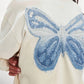 Free People - Butterfly Patchwork Crewneck Sweatshirt
