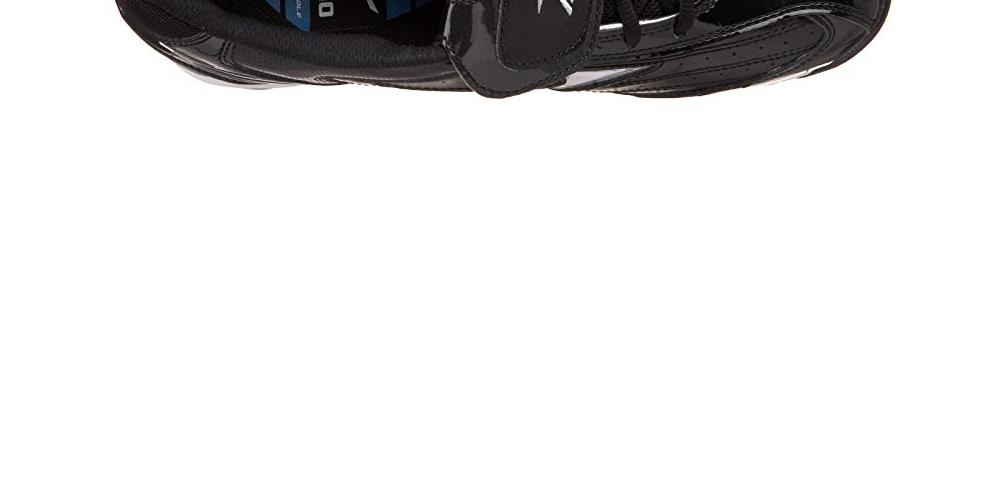 Chuteira de beisebol Mizuno Classic Low 9-Spike masculina, tamanho 5 LC, preta/branca