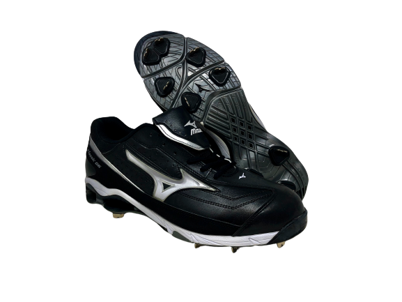 Chuteira de beisebol Mizuno Swagger Mid com 9 pontas masculina, preta