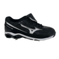 Chuteira de beisebol Mizuno Swagger Mid com 9 pontas masculina, preta
