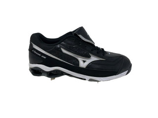 Chuteira de beisebol Mizuno Swagger Mid com 9 pontas masculina, preta