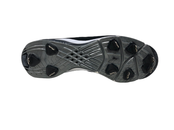 Chuteira de beisebol Mizuno Swagger Mid com 9 pontas masculina, preta