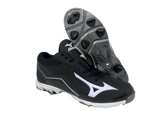 Chuteira de beisebol Mizuno Swagger Mid com 9 pontas masculina, preta