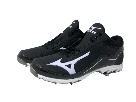 Chuteira de beisebol Mizuno Swagger Mid com 9 pontas masculina, preta