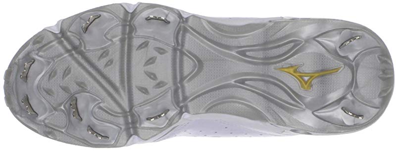 Tênis de beisebol Mizuno Advanced Classic 7 com 9 pontas, masculino, cinza, tamanho 16 D (M) EUA