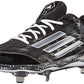 Chuteira de beisebol Adidas Poweralley 2 masculina, preta, tamanho 14 D(M) EUA
