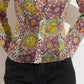 Oolala - Sunburst Organza Sleeve Blouse With Matching Tank Top
