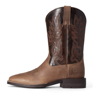 Ariat - BOTA LAYTON WESTERN MASCULINA AUTÊNTICA - BICO LARGO QUADRADO