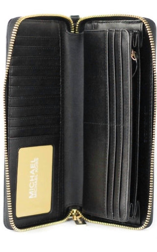 Michael Kors - Carteira de pulso grande continental feminina Jet Set Travel