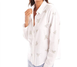 Karen Kane - Embellished Button-Up Shirt