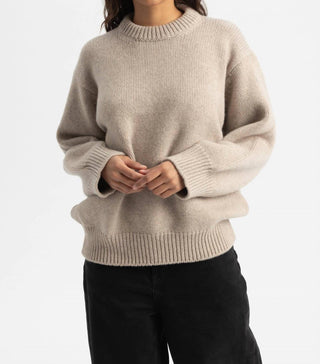 &amp;Daughter - Suéter Caragh Chunky Slouch com gola redonda