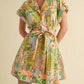 &Merci - Patchwork Button Down Mini Dress