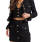 Generation Love - Mina Cropped Tweed Top