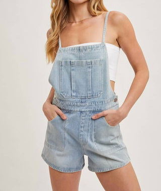 Bluivy - Macacão Shorts Jeans