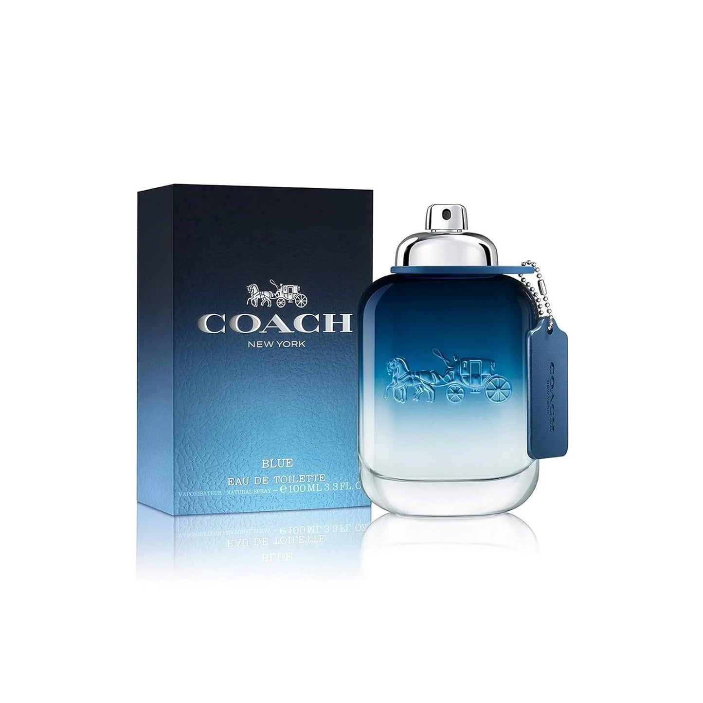 Coach Blue Eau de Toilette Spray for Men 3.3 Oz