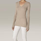 Enza Costa - CASHMERE FITTED CUFFED L/S V