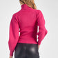 Elan - Peek-a-boo Cut Out Turtleneck Sweater