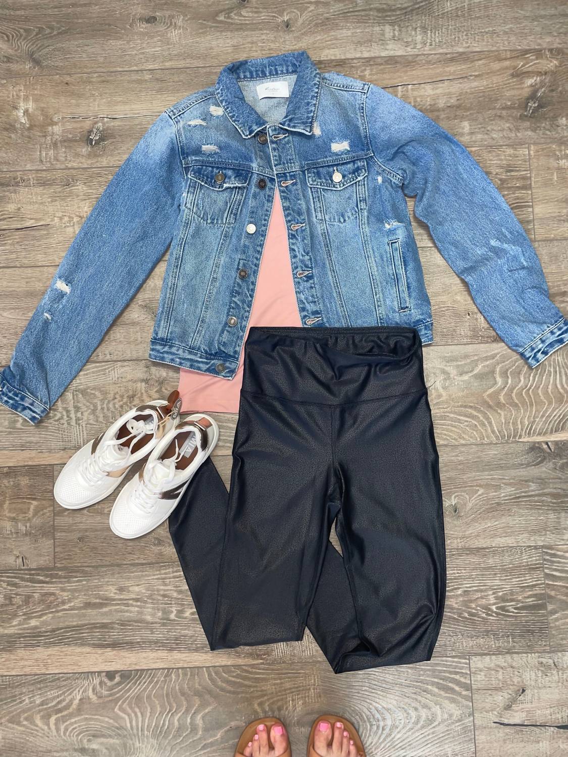 Kancan - Distressed Denim Jacket