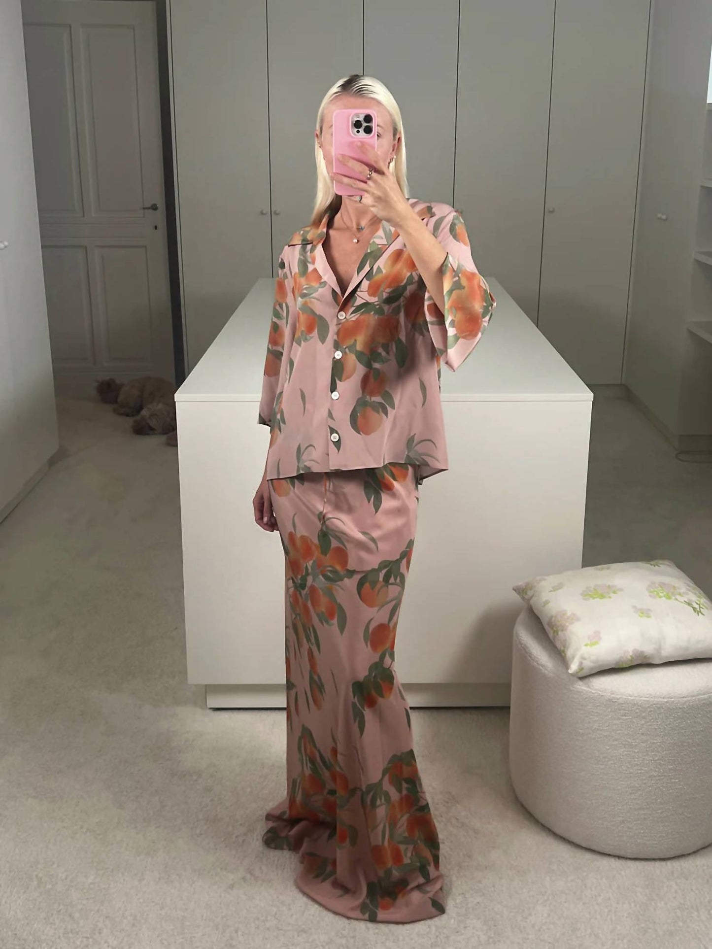 Bernadette - Women's Silk Petit Beurre Shirt