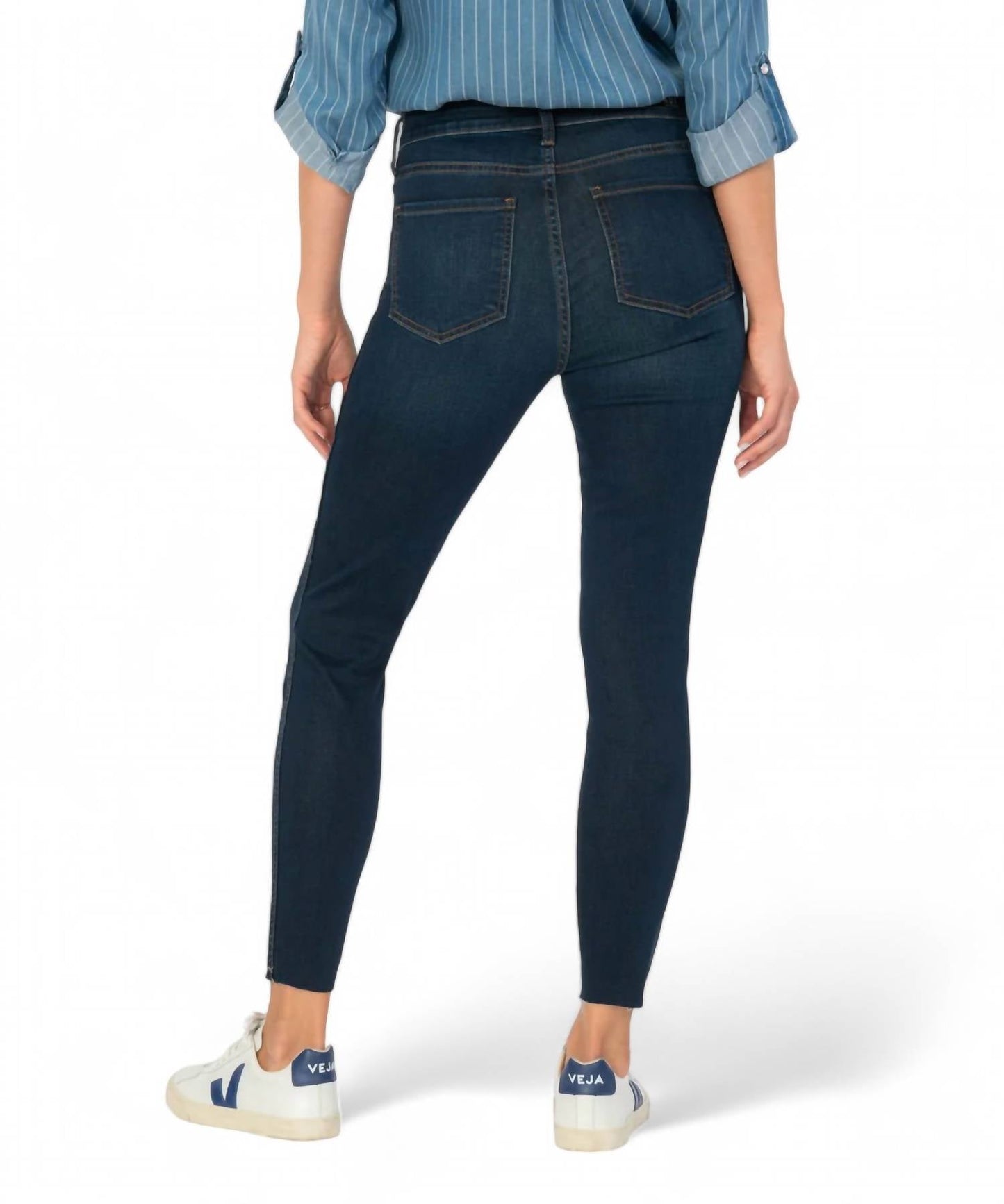Kut From The Kloth - CONNIE HIGH RISE-FAB AB-ANKLE SKINNY RAW HEM JEAN