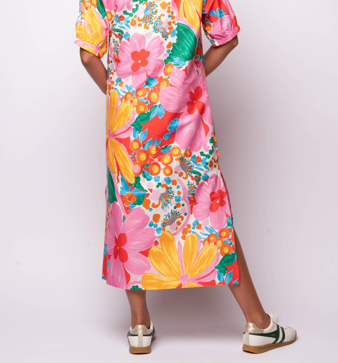 Adrienne - Blakely Gardenscape Midi Dress