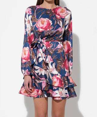 Adelyn Rae - Irisa Gathered Ruffle Mini Dress