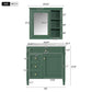 Bathroom Vanity With Medicine Cabinet and Storage