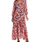 Bar Iii Floral-Print Wrap Dress, Created for Macy's