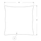 Square Pillows with Insert Included - Decorative Throw, Hypoallergenic