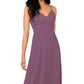 Sorella Vita - Classic V-Neckline Chiffon Bridesmaid Dress with Floor-Length Skirt