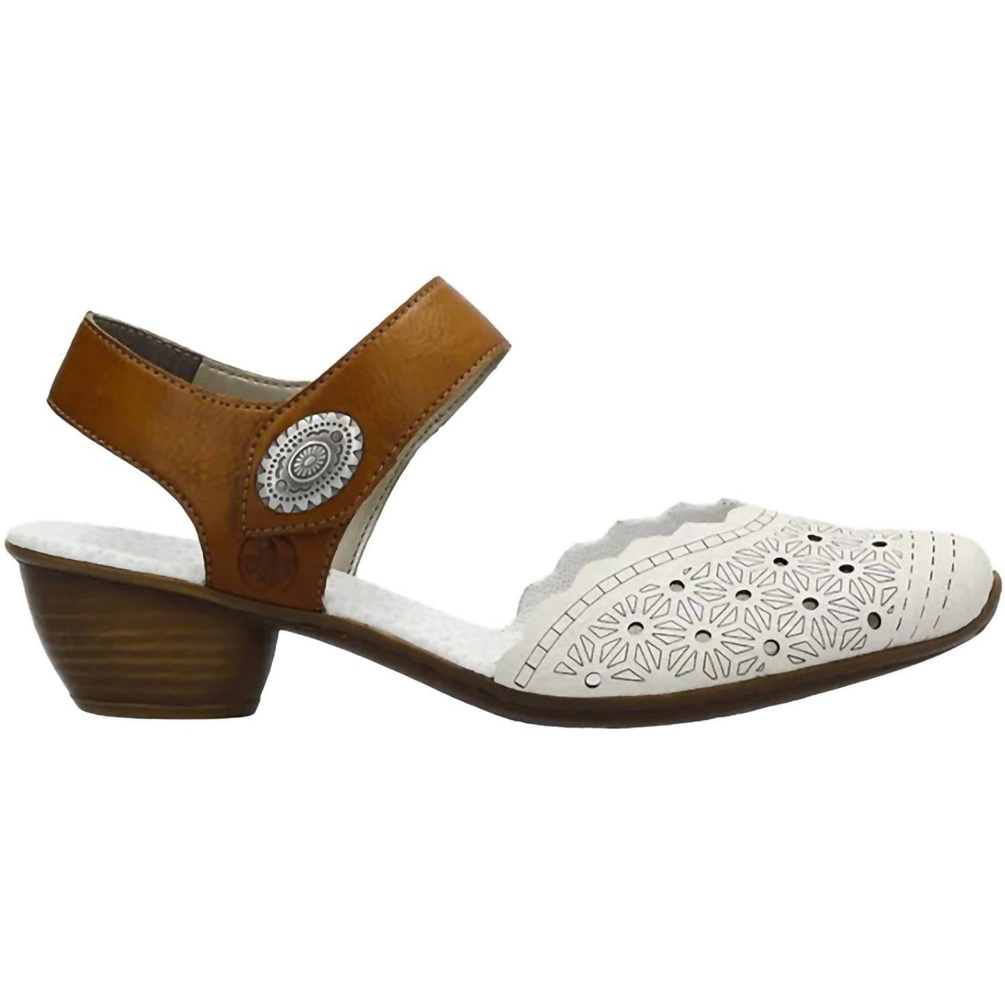Rieker - Women's Mirjam Low-heeled Leather Shoes