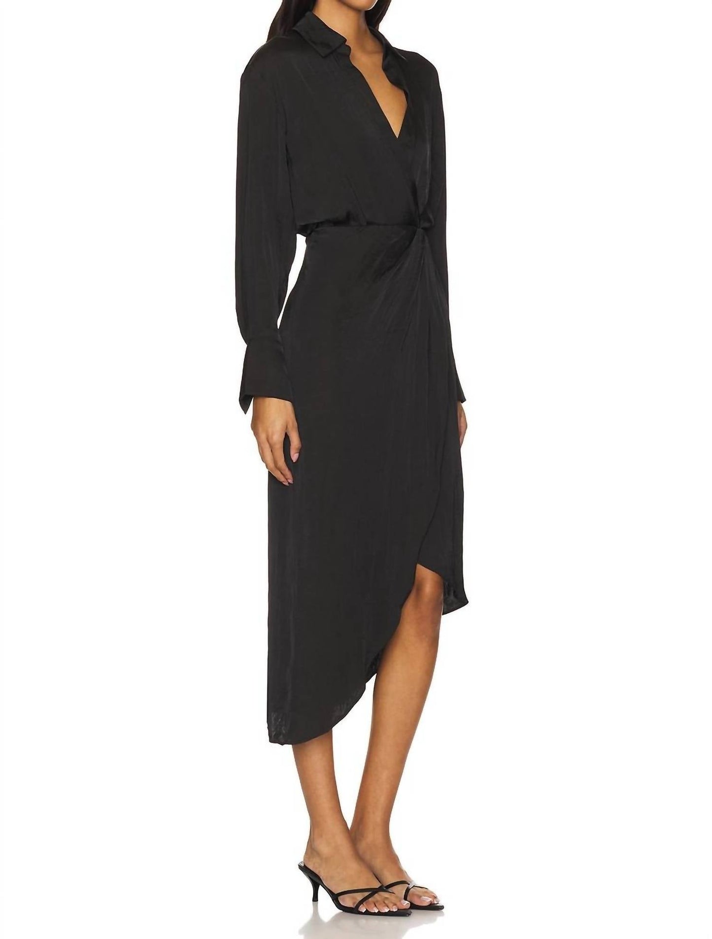 Steve Madden - Martina Asymmetrical Hem Shirt Dress